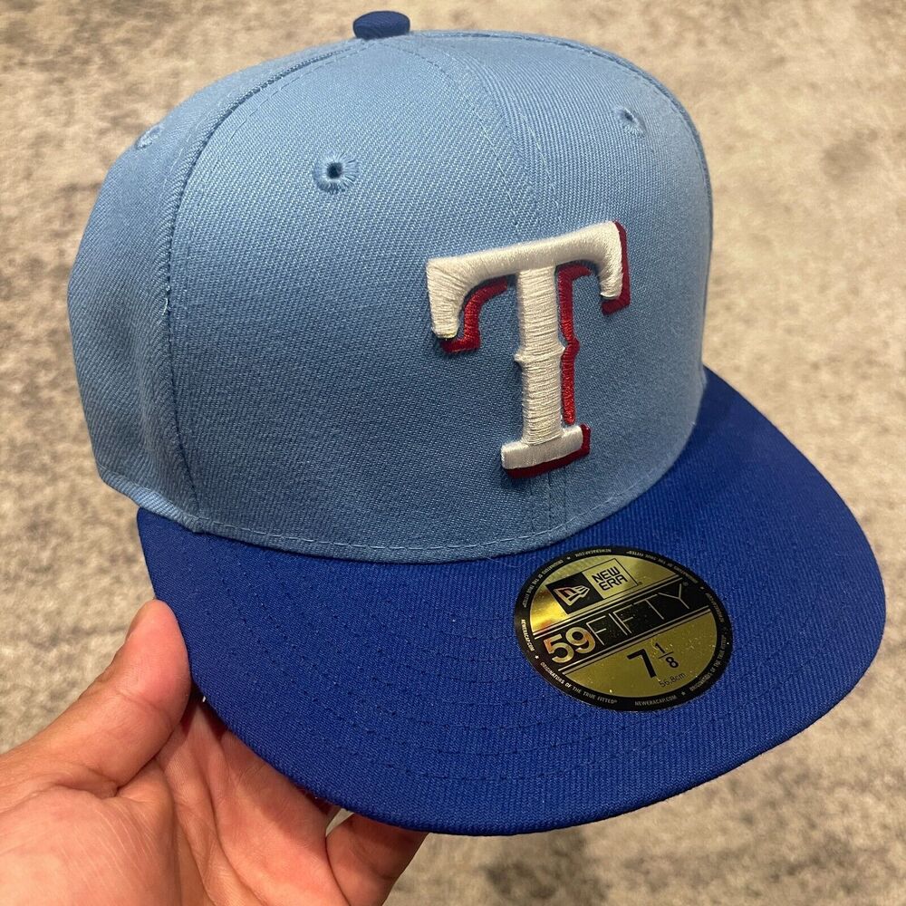 Texas Rangers Authentic Collection Alt 2 59FIFTY Fitted Hat Cap size 7 1/8